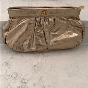 Tory Burch Metallic Clutch